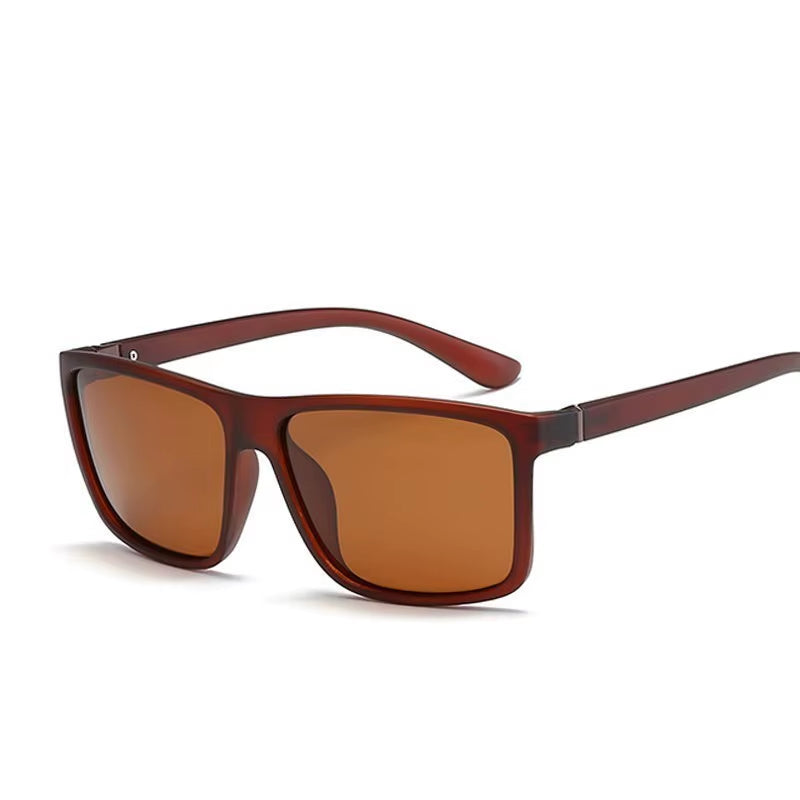 Luxury Square Vintage Polarization Sunglasses for Men Women Fashion Travel Driving Anti-Glare Sun Glasses Male Eyewear UV400