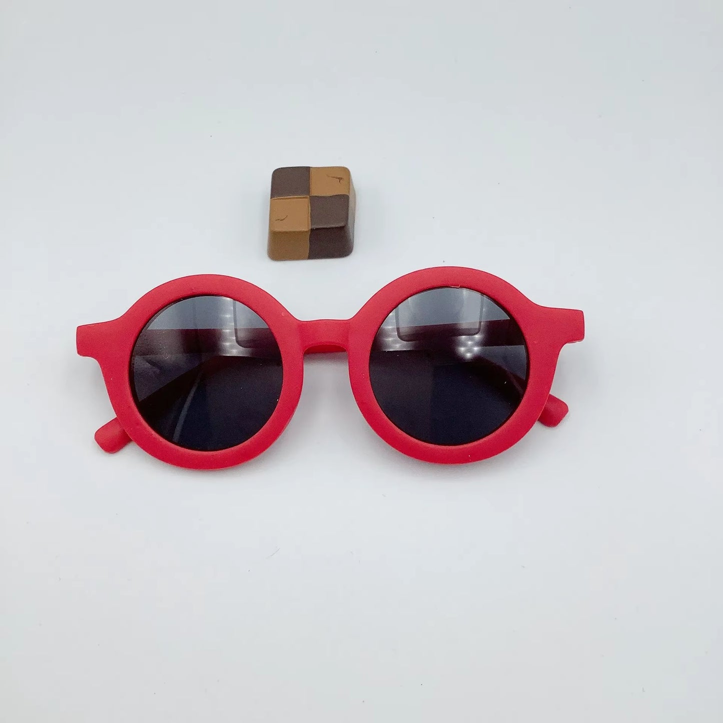 Korean Cute round Sunglasses for Kids Girls Boys Children'S Sun Glasses UV400 Protection De Sol Gafas