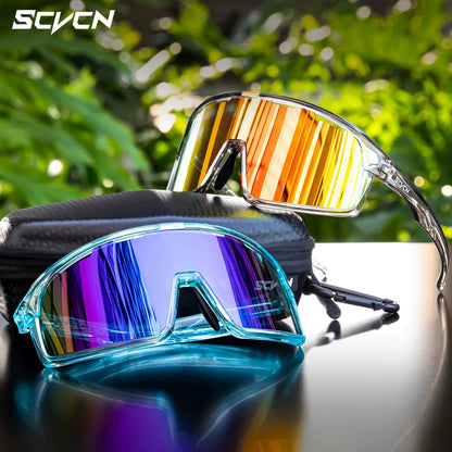 Men Outdoor Sports Glasses Photochromic Sunglasses Bicycle Cycling Glasses Women Driving Bike Eyewear UV400 Hiking Goggles