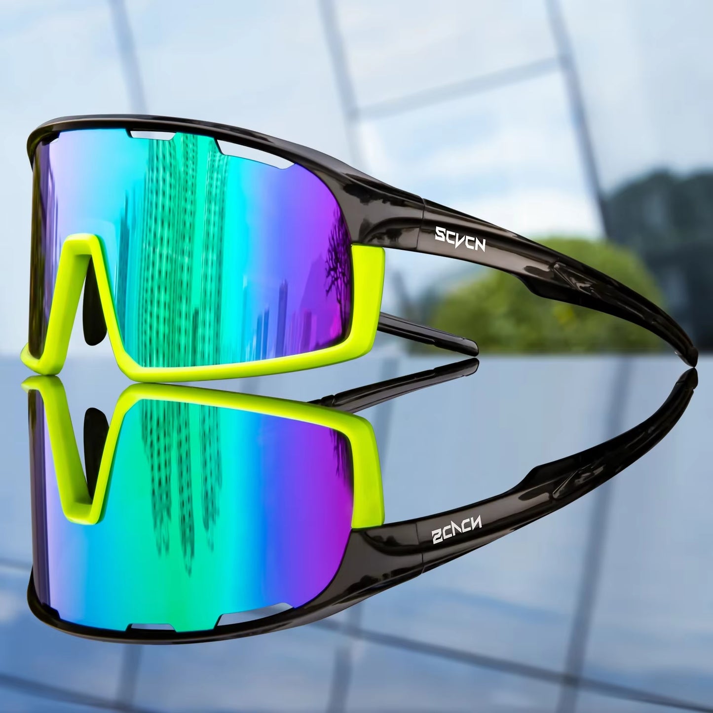 Men Outdoor Sports Glasses Photochromic Sunglasses Bicycle Cycling Glasses Women Driving Bike Eyewear UV400 Hiking Goggles
