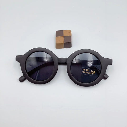 Korean Cute round Sunglasses for Kids Girls Boys Children'S Sun Glasses UV400 Protection De Sol Gafas